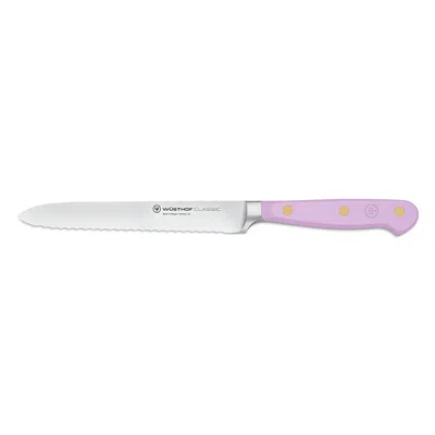Wusthof Classic 5 Serrated Knife In Pink