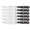 Wusthof Classic 6 Piece Steak Knife Set In Black