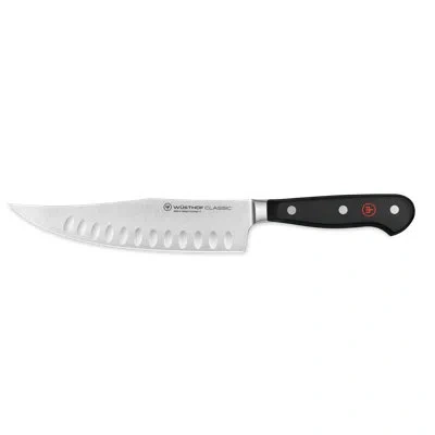 Wusthof Classic 7" Craftsman, Hollow Edge In Black