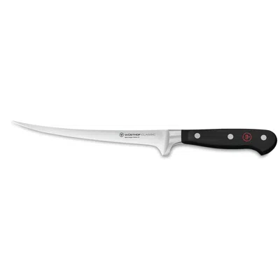 Wusthof Classic 7 Inch Fillet Knife In Black