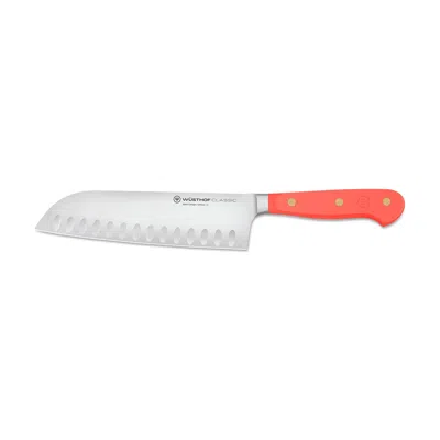 Wusthof Classic 7-inch Santoku Knife, Coral Peach In Orange