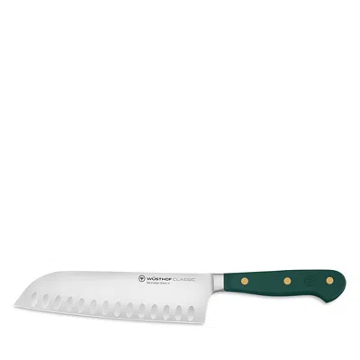 Wusthof Classic 7 Santoku Knife In Green
