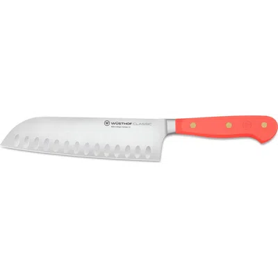 Wusthof Wüsthof Classic 7-inch Hollow Edge Santoku In Orange