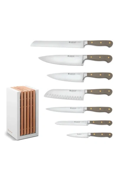 Wusthof Wüsthof Classic 8-piece Designer Knife Block Set In Gray
