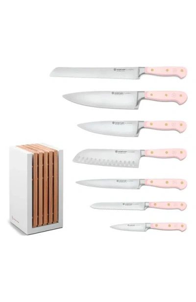 Wusthof Wüsthof Classic 8-piece Designer Knife Block Set In Pink