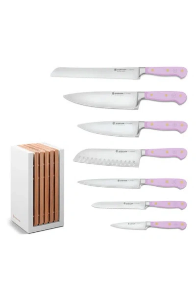 Wusthof Wüsthof Classic 8-piece Designer Knife Block Set In Pink