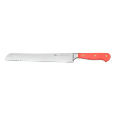 Wusthof Classic 9 Double Serrated Bread Knife In Orange