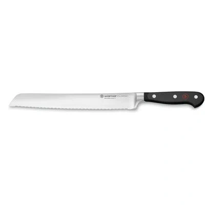 Wusthof Classic 9" Serrated Bread Knife - "knife Of The Year" In Black