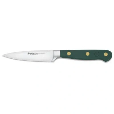 Wusthof Classic Fresh Rosemary 3.5" Paring Knife In Green