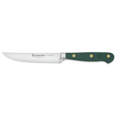 Wusthof Classic Fresh Rosemary 4.5" Steak Knife In Green