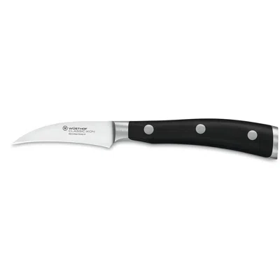 Wusthof Classic Ikon 2.75 Inch Peeling Knife In Black