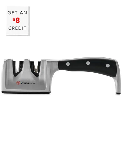 Wusthof Wüsthof Classic Ikon 2-stage Handheld Knife Sharpener With $8 Credit In Black