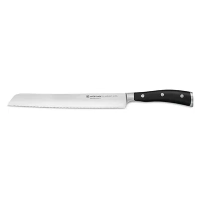 Wusthof Classic Ikon 9 Double Knife In Black