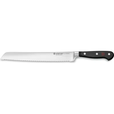 Wusthof Wüsthof Classic Ikon 9-inch Bread Knife In Black