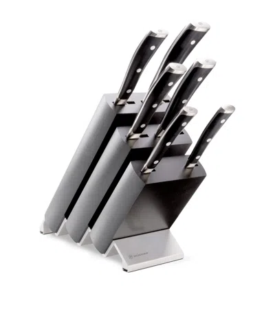 Wusthof Classic Ikon Knife And Block Set In Metallic