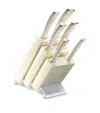 Wusthof Classic Ikon Knife And Block Set In Beige