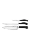Wusthof Classic Ikon Knives In Black