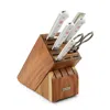 Wusthof Classic White Nine Piece Knife Block Set In Multi