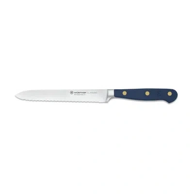Wusthof Classic Wild Blueberry 5" Serrated Utility Knife