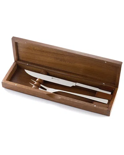 Wusthof Craft Stainless Carving Gift Set In Brown