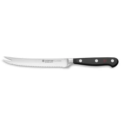Wusthof German Classic 5" Tomato Knife In Black