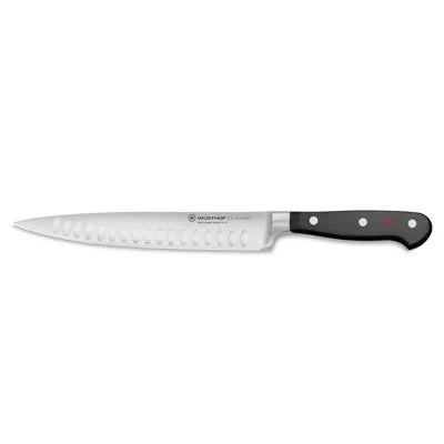 Wusthof German Classic 8" Hollow Edge Carving Knife In Black