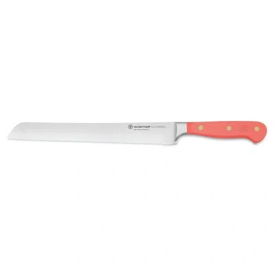 Wusthof German Classic Color Coral Peach 9" Double Serrated Bread Knife