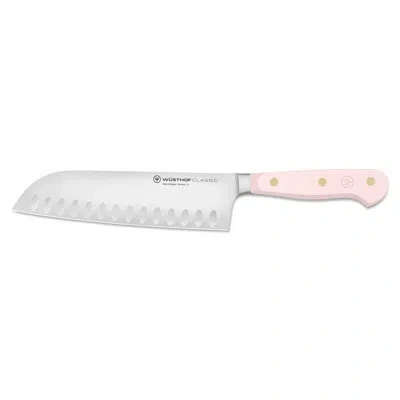 Wusthof German Classic Color Pink Himalayan Salt 7" Santoku Knife