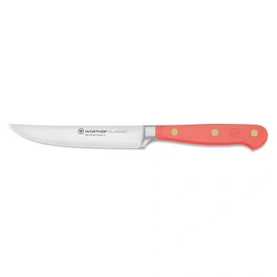 Wusthof German Classic Coral Peach 4.5" Steak Knife