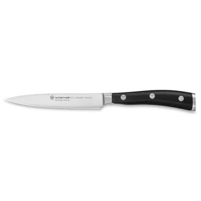 Wusthof German Classic Ikon 4 1/2" Utility Knife In Black