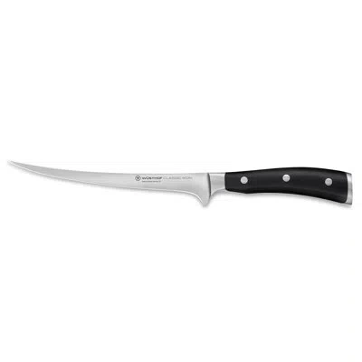 Wusthof German Classic Ikon 7'' Fillet Knife In Black