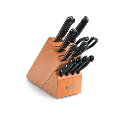 Wusthof Gourmet 11-piece Knife Block Set In Black