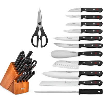 Wusthof Wüsthof Gourmet 16-piece Knife Block Set In Black