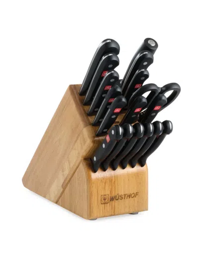 Wusthof Gourmet 18-piece Knife Block Set In Brown