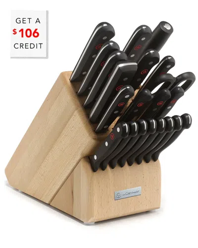 Wusthof Wüsthof Gourmet 23pc Knife Block Set With $106 Credit In Black