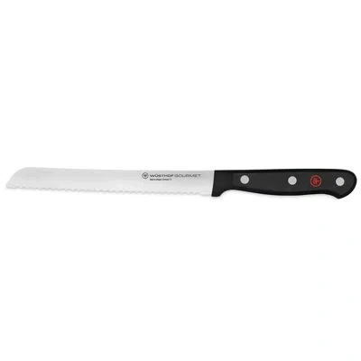 Wusthof Gourmet 6'' Serrated Utility Knife In Black