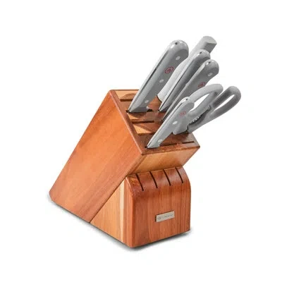 Wusthof Gourmet Grey 7-piece Knife Block Set