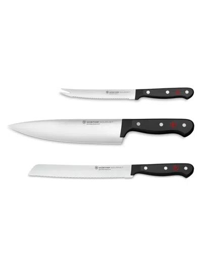 Wusthof Gourmet Knife Collection In Black