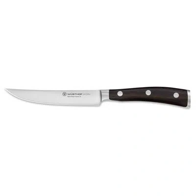 Wusthof Ikon 4.5" Steak Knife In Brown
