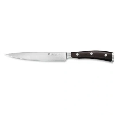 Wusthof Ikon 6" Utility Knife In Brown