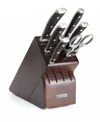 Wusthof Ikon Blackwood Seven Piece Knife Block Set