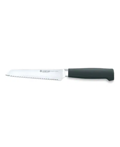 Wusthof Partner 5" Serrated Utility Knife In Black
