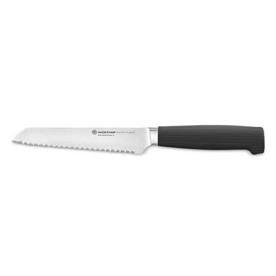 Wusthof Partner 5 Serrated Utility Knife In Black
