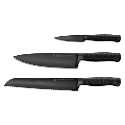 Wusthof Performer 3-piece Starter Set In Black