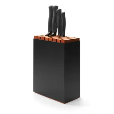 Wusthof Performer 5-piece Knife Block Set In Black