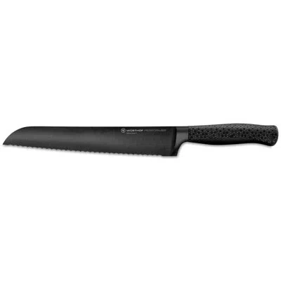 Wusthof Performer 9" Double Serrated Bread Knife In Black