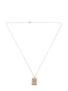 Wwake 14kt Recycled Yellow Gold Diamond And Pearl Necklace In Gold