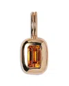 Wwake Citrine Tempo Charm In 14k Yellow Gold In Gold