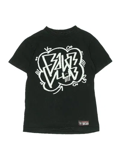 Pre-owned Wwe Kids' Short Sleeve T-shirt In Black