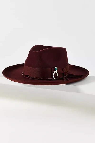 Wyeth 100% Wool Rancher Hat In Brown